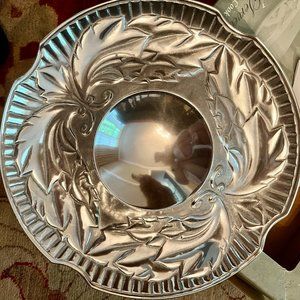 Wilton Armetale Acanthus Chip & Dip Serving Platter - NEVER USED